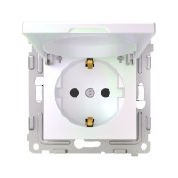 Розетка 1-м СП Pixel 16А IP20 с заземл. защ. шторки с крышкой механизм перламутр. TOKOV ELECTRIC TKE-PX-R1ZSW1-C04 Розетка 1-м СП Pixel 16А IP20 с заземл. защ. шторки с крышкой механизм перламутр. TOKOV ELECTRIC TKE-PX-R1ZSW1-C04