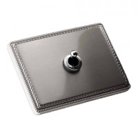 Fontini Выключатель 1-клавишный, цвет Никель,  Fontini, серия Font barcelona 1950