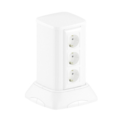 ДКС Миниколонна алюминиевая, 0.25м, цвет белый, 19522