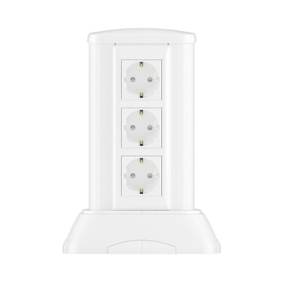 ДКС Миниколонна алюминиевая, 0.25м, цвет белый, 19522