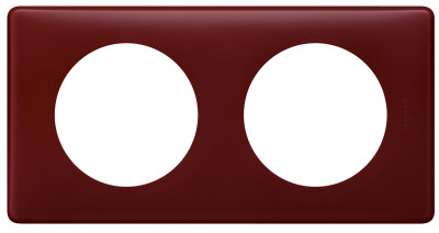 Legrand Celiane. Рамка 2-постовая. Цвет "Перкаль бордо", 066752
