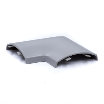 ДКС Угол плоский для напольного канала 75х17 мм APSP G, цвет серый, 05912