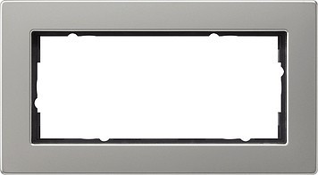 1002335 Gira Двойная рамка без перегородки заподлицо