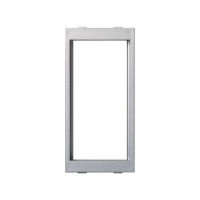 Simon Адаптер на 2 розетки K11-.. K45 45х45мм, CIMA-модуль 52x108 мм, алюминий, S44-8