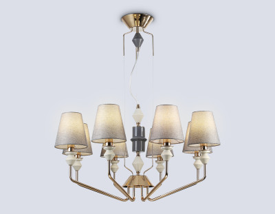 Подвесной светильник с керамикой E14*8, AMBRELLA LIGHT, LH75403