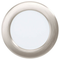 99153 Светодиод. встраив. светильник FUEVA 5, 5,5W (LED), ?117, ET26, 700lm, 4000K, сталь, никель ма