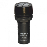 Chint Сигнализатор звуковой ND16-22L ?22 мм черный AC/DC24В (R), 593473