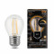 Лампа Gauss Filament Шар 5W 420lm 2700К Е27 диммируемая LED 1/10/50, 105802105-D