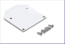 Donel,Боковая  глухая заглушка для профиля DN18526 Цвет: Серебро,Серия:DN8ALE, DNCAP18526