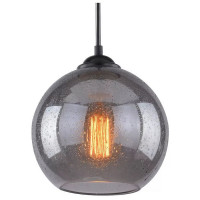 Arte Lamp SPLENDIDO, Подвес, цвет арматуры - черный, цвет плафона/декора - ДЫМЧАТЫЙ, 1х40W E27, A4285SP-1SM