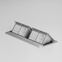 Werkel W8078065/ Выдвижной блок (Лючок) на 8 модулей (серебряный), a069367