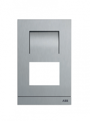 M21013N3-S - Станция вызова, аудио, 1/2, без клавишного модуля, сталь