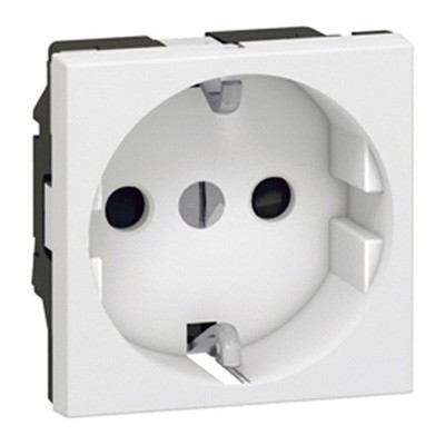 Legrand Mosaic Розетка 2К+З нем.ст.в/заж., 077210