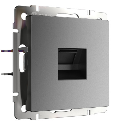 Werkel W1181064/ Розетка Ethernet RJ-45 (графит матовый), a063108