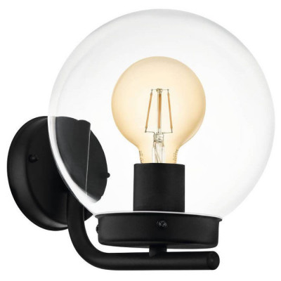 99598  Уличный настен. светильник TAVERNA, 1х40W(E27), H230, L200, А255, оцинк. сталь, черный/пласти