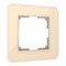 Werkel W0012443/ Рамка на 1 пост Elite (айвори, стекло), a057882