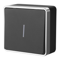 Werkel W5010135/ Выключатель одноклавишный с подсветкой Gallant (черный/хром), a050979 Werkel W5010135/ Выключатель одноклавишный с подсветкой Gallant (черный/хром), a050979