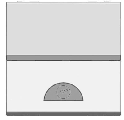 N2262.1 CV - Механизм электронного выключателя на МОПТ с таймером 10 сек - 10 мин., 40-500 Вт, 2-модульный, серия Zenit, цвет шампань - 2CLA226210N1901