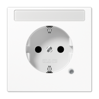 SCHUKO-розетка с полем для надписи и индикатором, LS1520NAKOWW