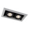 Maytoni Встраиваемый светильник Metal Modern GU10 2x50Вт, DL008-2-02-W