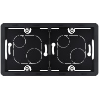 Legrand Коробка для накладного монтажа 2 поста - Legrand Inspiria - антрацит, 673993