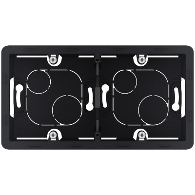 Legrand Коробка для накладного монтажа 2 поста - Legrand Inspiria - антрацит, 673993