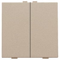 Niko Home Control Шампань Кнопка двойная, 157-51002