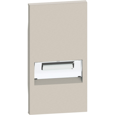 Bticino LIVING NOW. Лицевая панель для светильника подсветки 2 модуля.Цвет Песочный., KM71