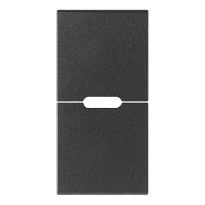 Vimar Две клавиши 1М без символов для персонализации, серые, 19755