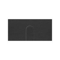 Simon 10000051-238 Накладка узкого вывода кабеля цвета черный матовый S100