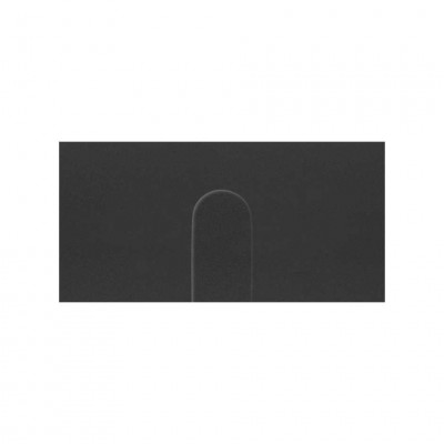 Simon 10000051-238 Накладка узкого вывода кабеля цвета черный матовый S100