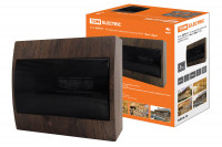 Бокс ЩРН-П-10 модулей навесной пластик IP41 "Эко" (бук) TDM Electric, SQ0901-0022