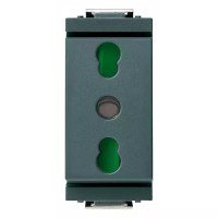 Vimar Розетка BPRESA 2P+T 16A серая, 17033