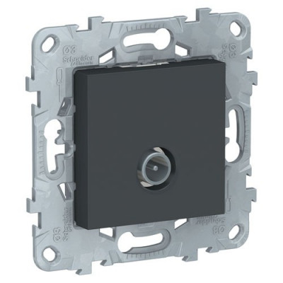 Unica New Розетка TV, одиночная, антрацит