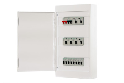 City9 Box корпус навесной с белой дв. 3ряд/36мод, Systeme Electric, EZ9E312P2SRU