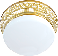 FD1082SOP Fede EMPORIO Светильник потолочный с плафоном , Gold White Patina