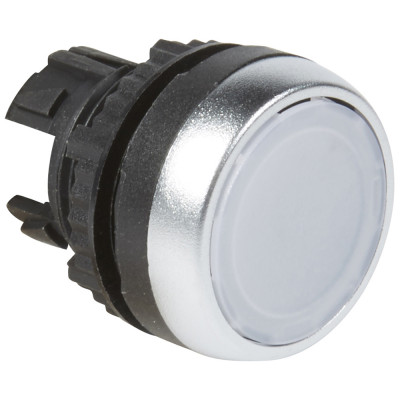 Legrand Головка с пружинным возвратом ? 22,3 - Osmoz - для комплектации - с подсветкой - с потайным толкателем - белый, 024000