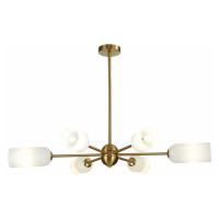 ST LUCE SL1180.202.06 Люстра потолочная ST-Luce Золотистый/Белый E14 6*40W