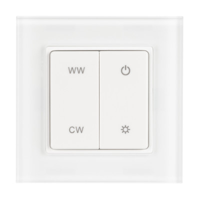 Панель SMART-P49-MIX-G-SUF (3V, 1 зона, Knob, 2.4G) (Arlight, Пластик), 032985