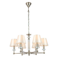 ST LUCE SL1755.153.06 Люстра подвесная ST-Luce Никель/Белый E14 6*40W