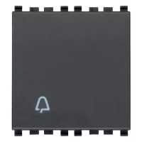 Vimar Кнопка 1P NO 10A 2м с символом "звонок", 20008.2.C Vimar Кнопка 1P NO 10A 2м с символом "звонок", 20008.2.C