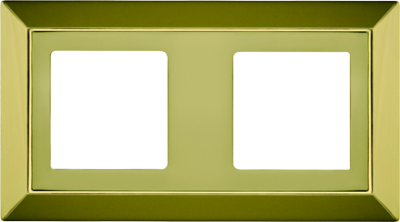 FD01252OB Fede Barcelona Рамка 2-ная, Bright Gold