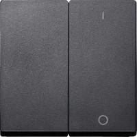 SM Клавиша 2-ная для мех-зма арт. № SCMTN312000 с символами ( I/O), антрац.