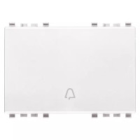 Vimar Клавиша на 3 модуля с символом "звонок", белая, 20023.C.B