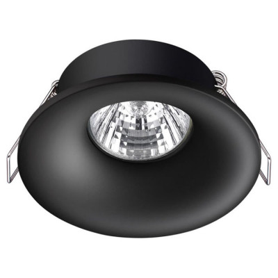 Novotech 370843 SPOT NT22 248 черный Светильник встраиваемый IP20 GU10 50W 220V METIS