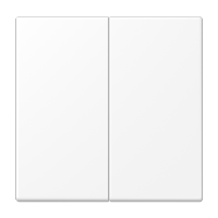 Клавиша для KNX кнопки, 2 группы; дюропласт; белый матовый, LS102WWM