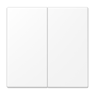 Клавиша для KNX кнопки, 2 группы; дюропласт; белый матовый, LS102WWM