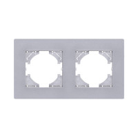 Рамка 2-постовая, серый Kollinger Aspekt AT2GY
