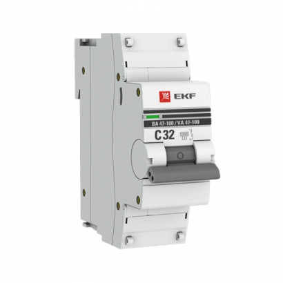 EKF PROxima ВА 47-100 Автоматический выключатель (С) 1P 32А 10kA