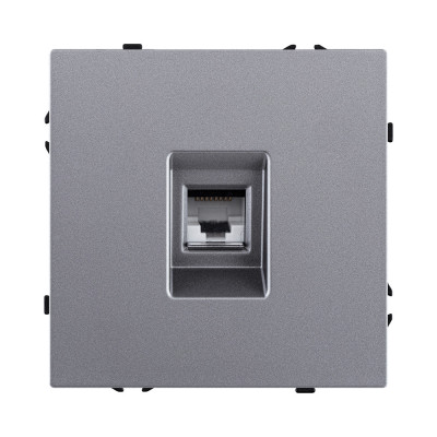 Розетка Ethernet RJ45 Cat.5, серый Kollinger Eclipse EC-017GY